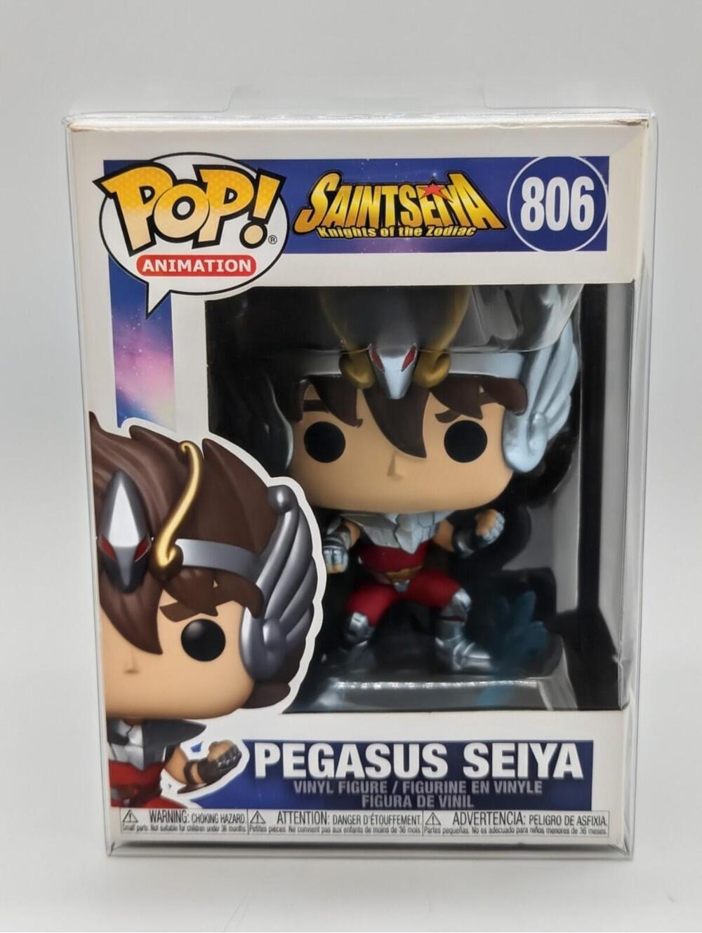 Funko Pop! Animation Pegasus Seiya #806 Saint Seiya Vaulted Figure + Protector